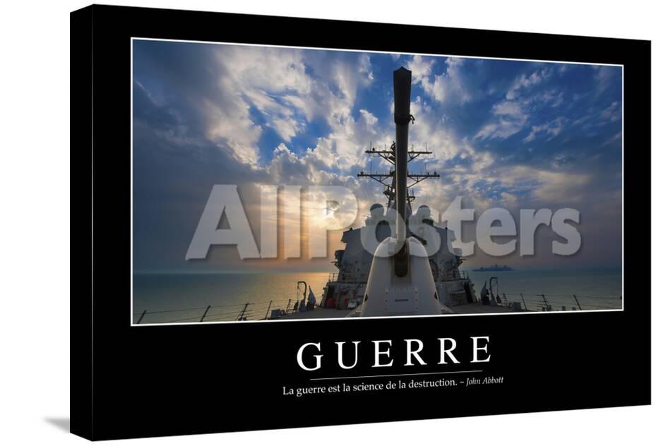 Guerre Citation Et Affiche D Inspiration Et Motivation Photographic Print Allposters Com