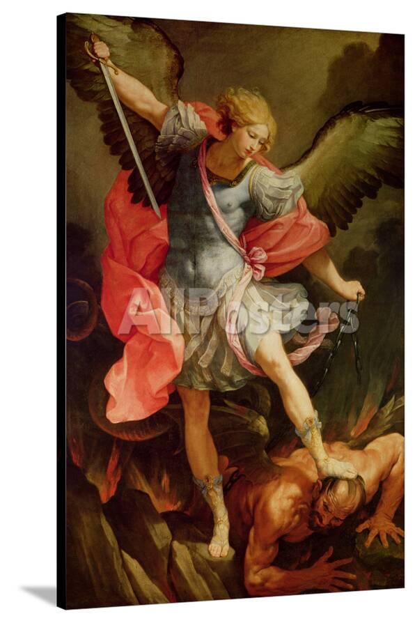 the archangel michael defeating