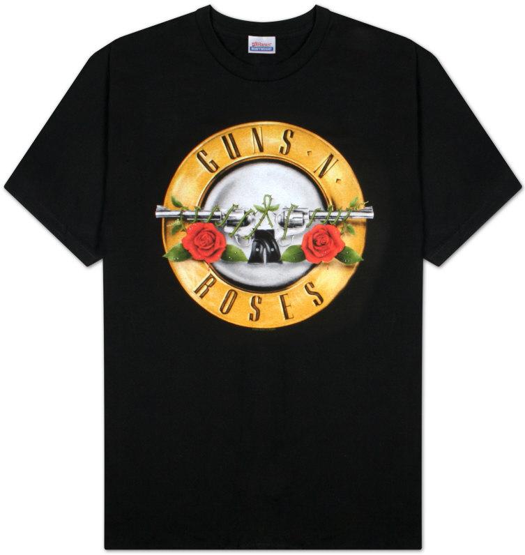 Guns N Roses Bullet Logo T Shirts At Allposterscom