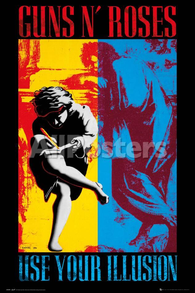 Guns Roses Illusion Album Cover Prints At Allposters Com