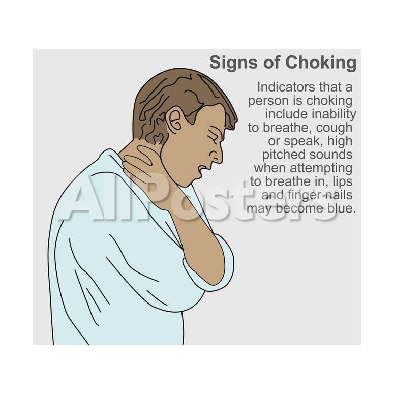 オールポスターズの gwen shockey signs of choking ポスター