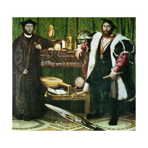 The Ambassadors, 1533 Giclee Print by Hans Holbein the Younger at ...