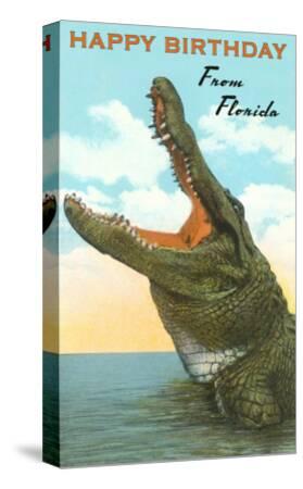 'Happy Birthday from Florida, Alligator' Posters | AllPosters.com