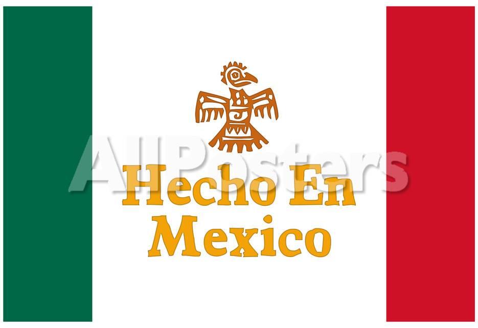オールポスターズの hecho en mexico made in mexico art print poster