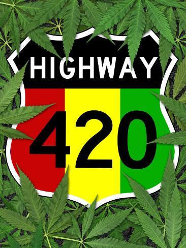 highway 420 marijuana sign