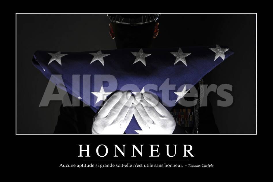 Honneur Citation Et Affiche D Inspiration Et Motivation Photographic Print Allposters Com
