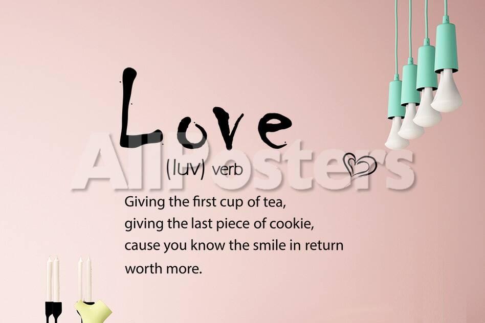 House Quote Definition Of Love Wall Home Decoration Diy Quotes