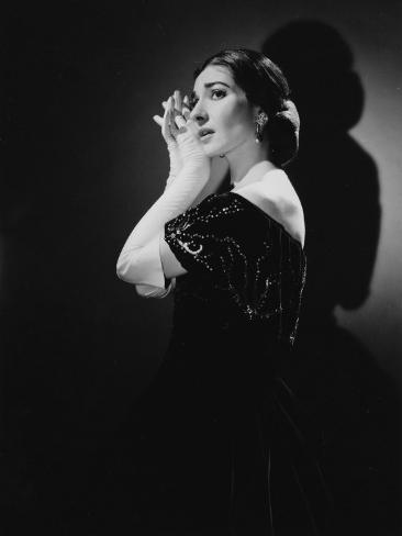 Maria Callas as Violetta in La Traviata Valokuvavedos ...