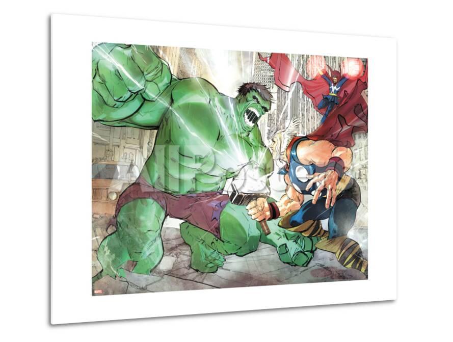 Hulk Vs Hercules When Titans Collide No 1 Cover Hulk And Hercules Metal Print Allposters Com