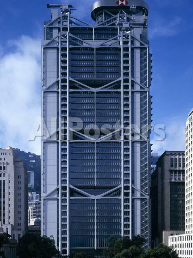 Hong Kong And Shanghai Bank 1979 1986 Exterior Architect Sir Norman Foster And Partners Photographic Print Ian Lambot Allposters Com