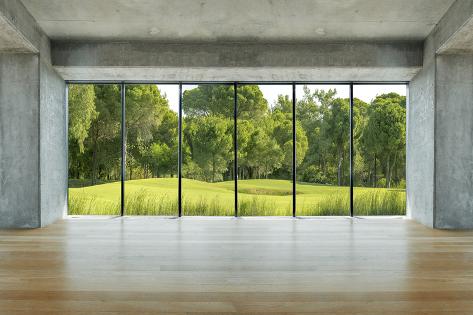 lofty house with wooden