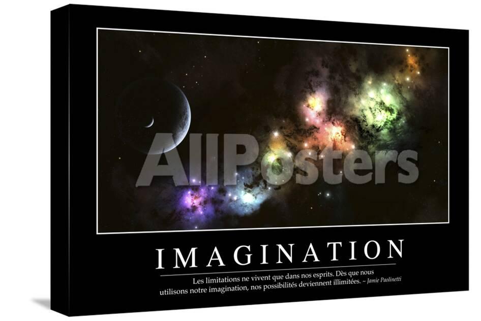 Imagination Citation Et Affiche D Inspiration Et Motivation Photographic Print Allposters Com