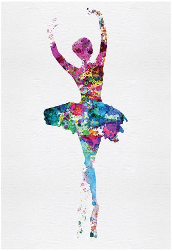 ballerina watercolor 1 posters by irina march by allposters ie