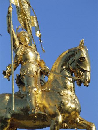 Equestrian Statue of Joan of Arc, French Quarter, New Orleans ...