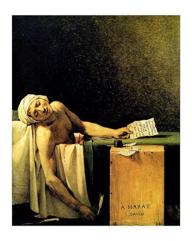 Death of Marat Giclee Print by Jacques-Louis David at AllPosters.com