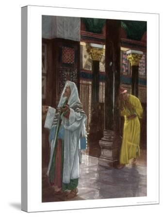 'The Pharisee and the Publican Praying in the Temple, La Vie de Notre