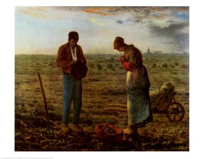 'Angelus, 1859' Prints - Jean-François Millet | AllPosters.com