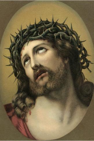Jesus Christ with Crown of Thorns Posters at AllPosters.com