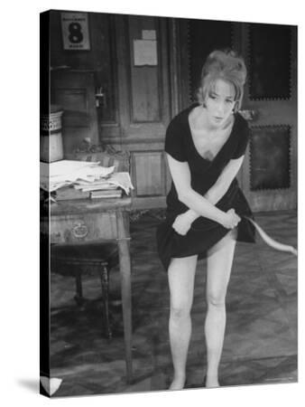 'Scenes from Play "A Shot in the Dark" Starring Actress Julie Harris