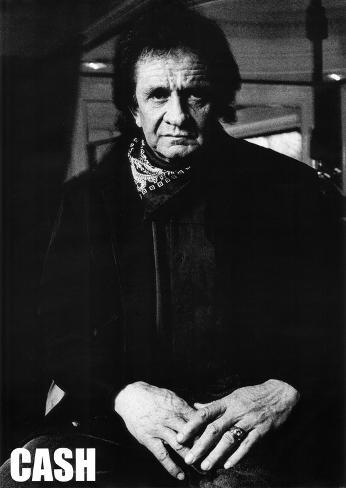Johnny cash black and white older music poster print Johnny cash black and white older music poster print