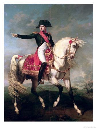 'Equestrian Portrait of Napoleon I (1769-1821) 1810' Giclee Print