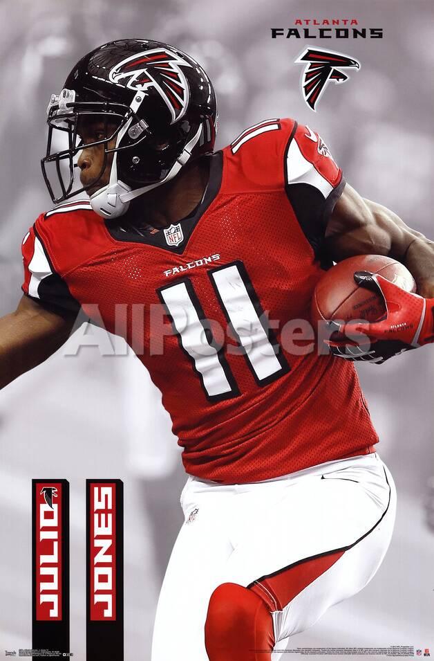 Julio Jones Atlanta Falcons Nfl Sports Poster