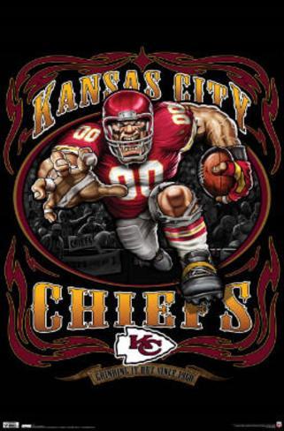 Kansas City Chiefs (Mascot, Grinding It Out Since 1960 ...