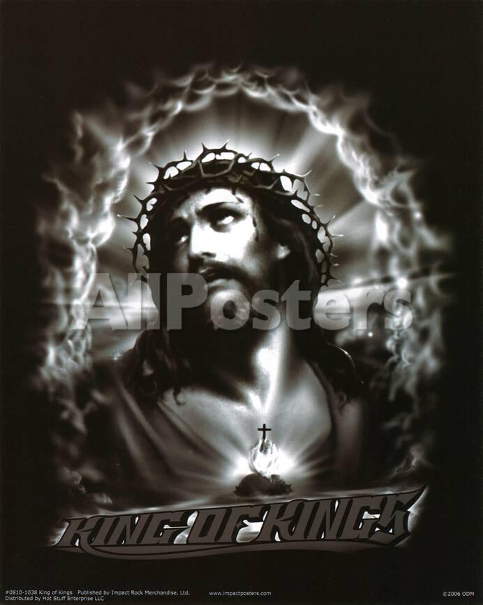 オールポスターズの king of kings jesus christ b w art poster