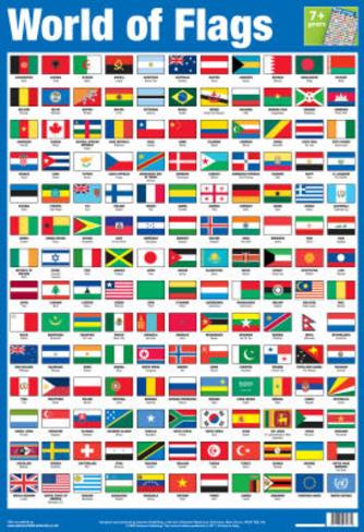 Flags Of The World Chart Printable