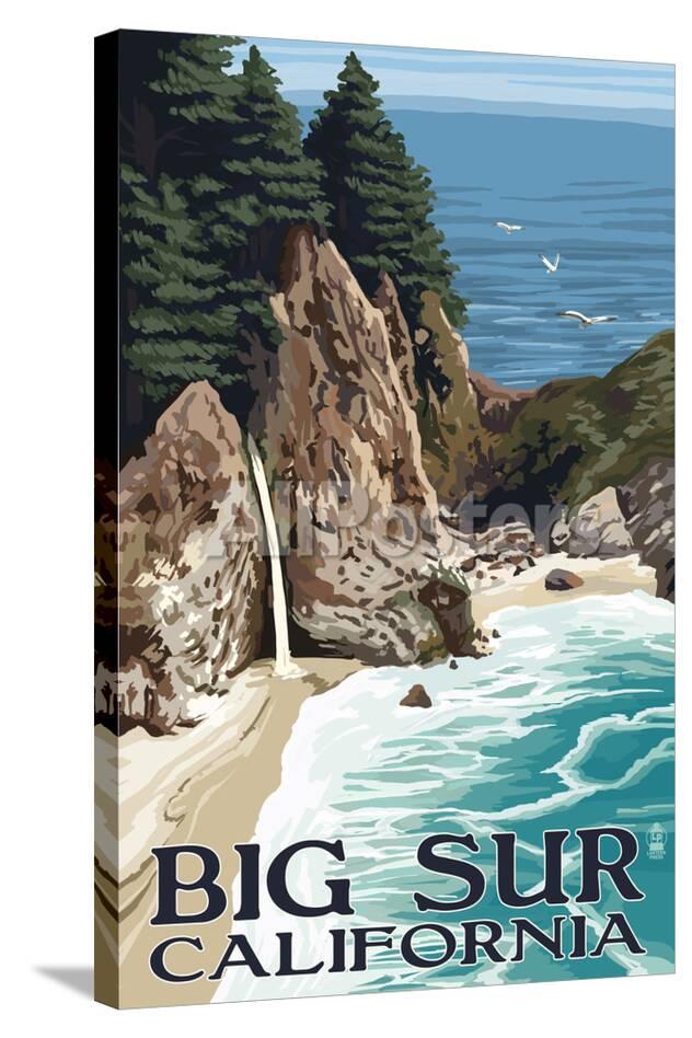 オールポスターズの ランターン プレス big sur california mcway
