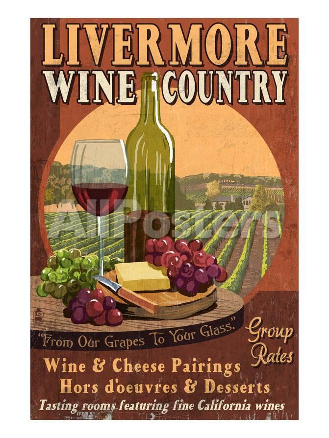 Livermore California Wine Posters Lantern Press Allposters Com
