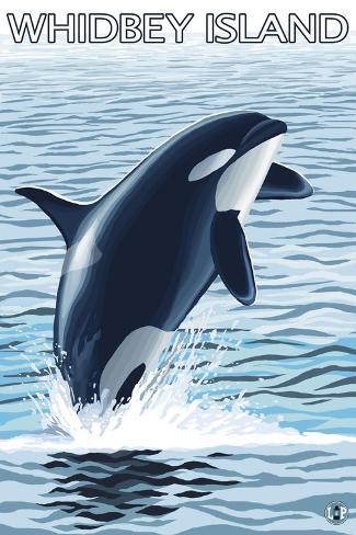 Washington Orca Print