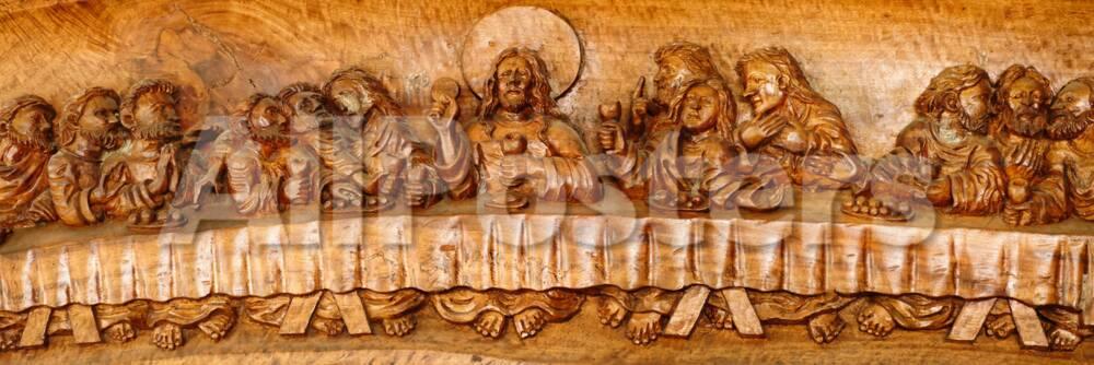 Last Supper Sculptures Carving On Wall Vigan Ilocos Sur Philippines Last Supper Sculptures Carving On Wall Vigan Ilocos Sur Philippines