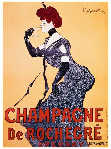 Champagne Cappiello Vintage Liquor Poster Print 24x36