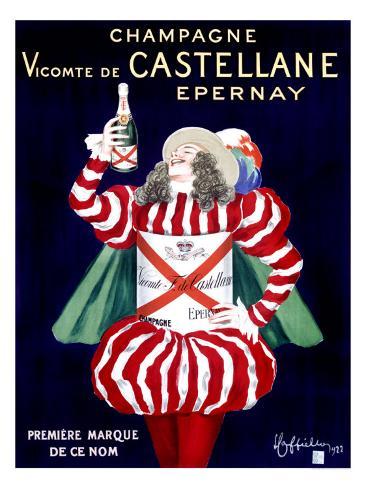 Champagne Cappiello Vintage Liquor Poster Print 24x36