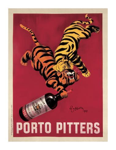 24x36 Porto Pitters Vintage Cappiello Art Poster Print