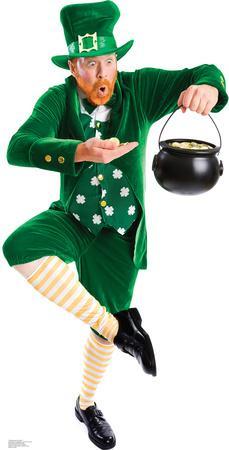 'Leprechaun Pot of Gold Lifesize Standup' Cardboard ...