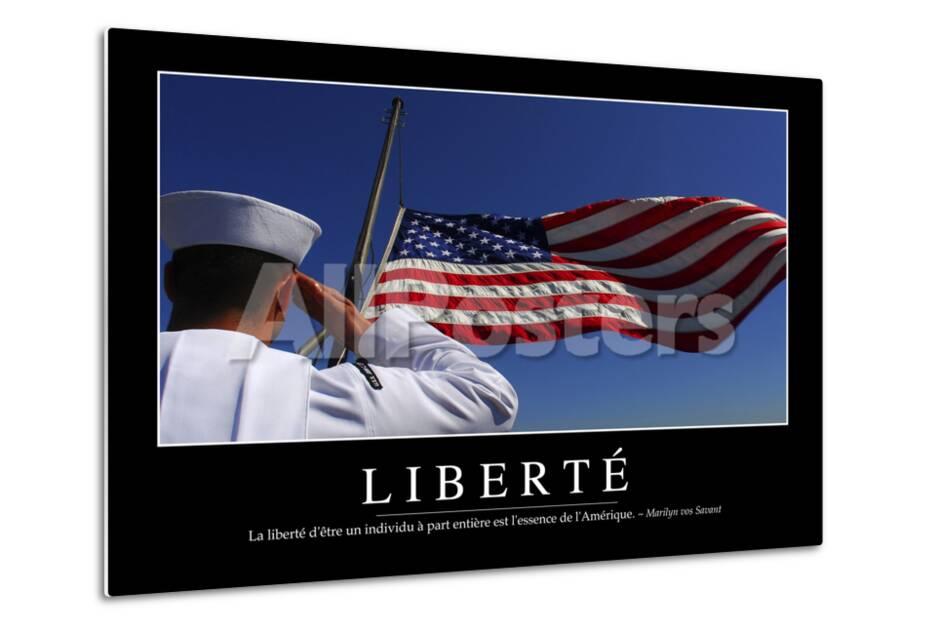 Liberte Citation Et Affiche D Inspiration Et Motivation Photographic Print Allposters Com