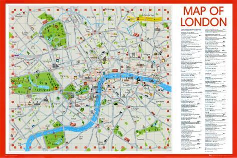 London Map Prints - AllPosters.co.uk