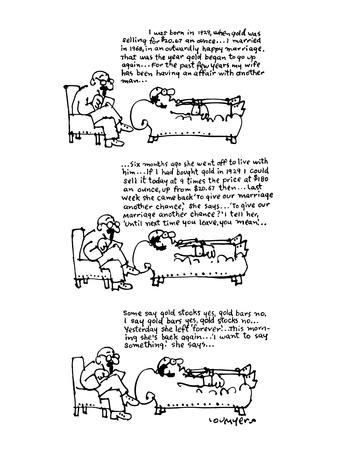 In Three Different Panels A Patient Relates To His Psychiatrist A