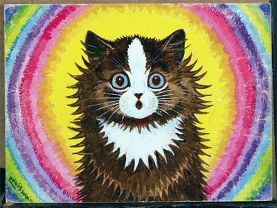 Cat in a Rainbow Giclee Print by Louis Wain at AllPosters com Cat in a Rainbow Giclee Print by Louis Wain at AllPosters com