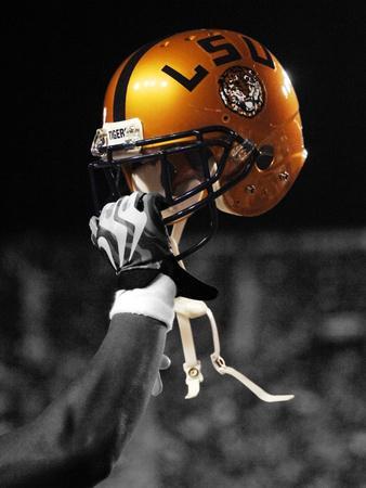 Louisiana State University - Gold LSU Helmet Photo at www.semadata.org
