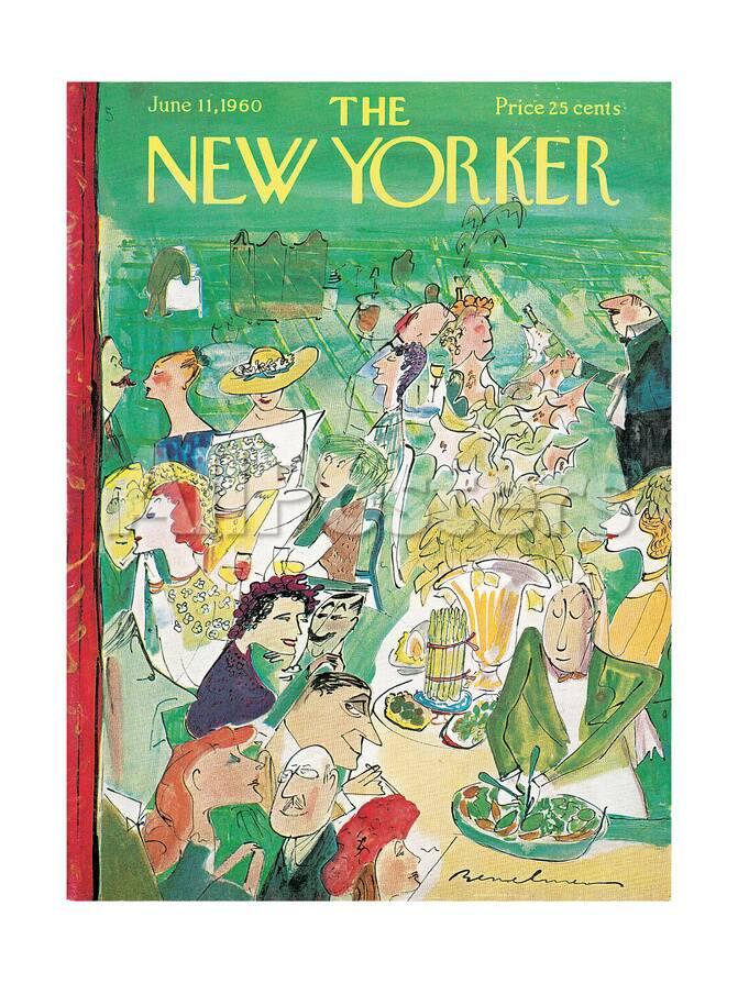 The New Yorker Cover June 11 1960 Premium Giclee Print Ludwig Bemelmans Allposters Com
