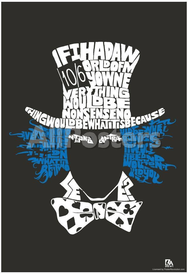 Mad Hatter Quotes Amazing Mad Hatter Quote Text Poster Prints At AllPosters Mad Hatter Quotes Amazing Mad Hatter Quote Text Poster Prints At AllPosters