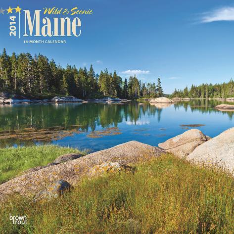 Maine, Wild & Scenic - 2014 Calendar Calendars at AllPosters.com