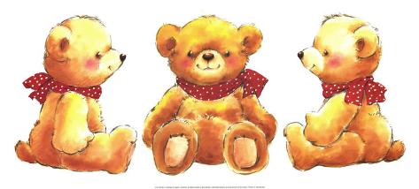 Ositos Láminas por Makiko en AllPosters.es