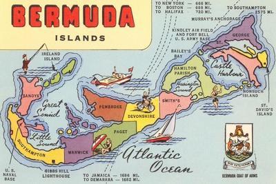 Map Of Bermuda Islands A L 6392757 9664571 