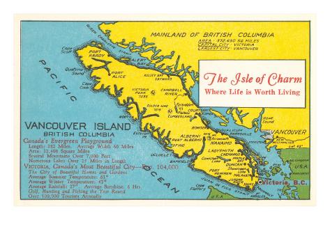 Printable Map Of British Columbia Delta British Columbia Map Poster