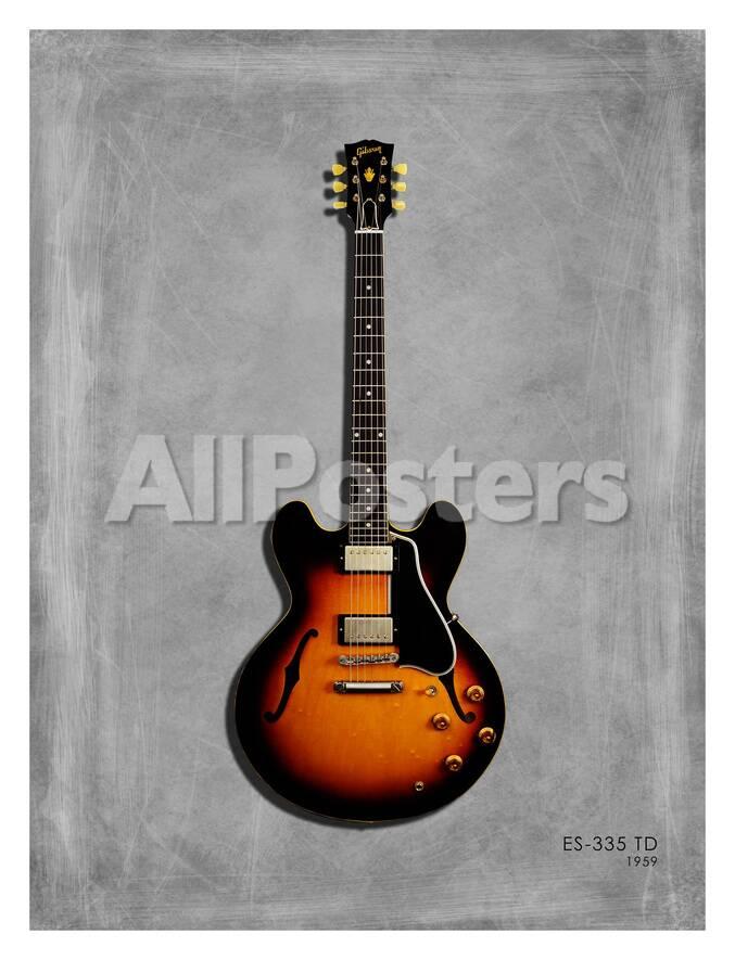 Gibson Es335 59 Giclee Print Mark Rogan Allposters Com Gibson Es335 59 Giclee Print Mark Rogan Allposters Com