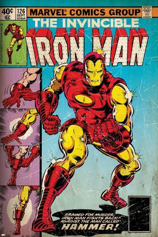 Marvel Comics Retro: The Invincible Iron Man Comic Book Cover No.126